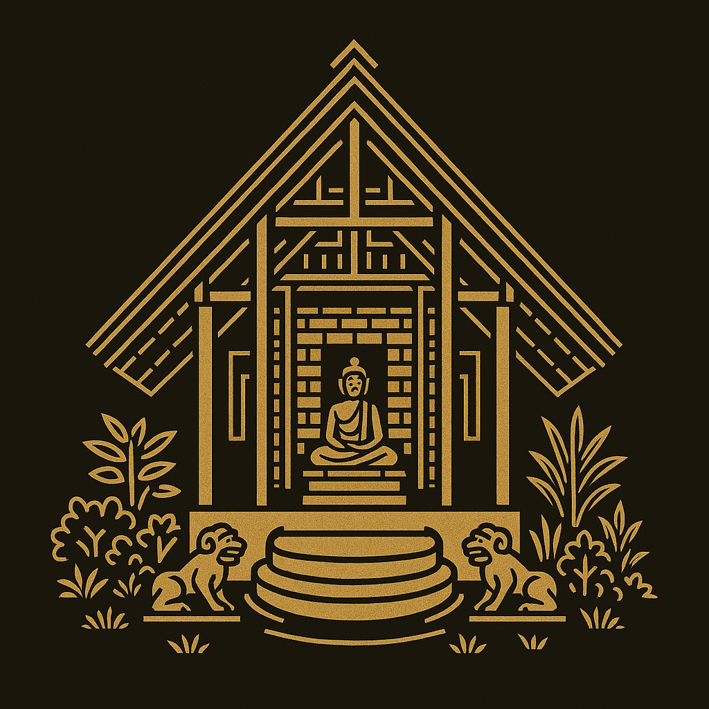 Illustration of Thai Temple Artistry