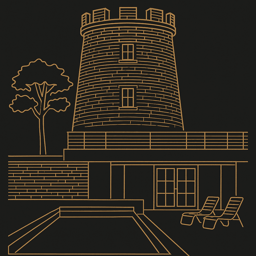 Illustration of Historic Tower House